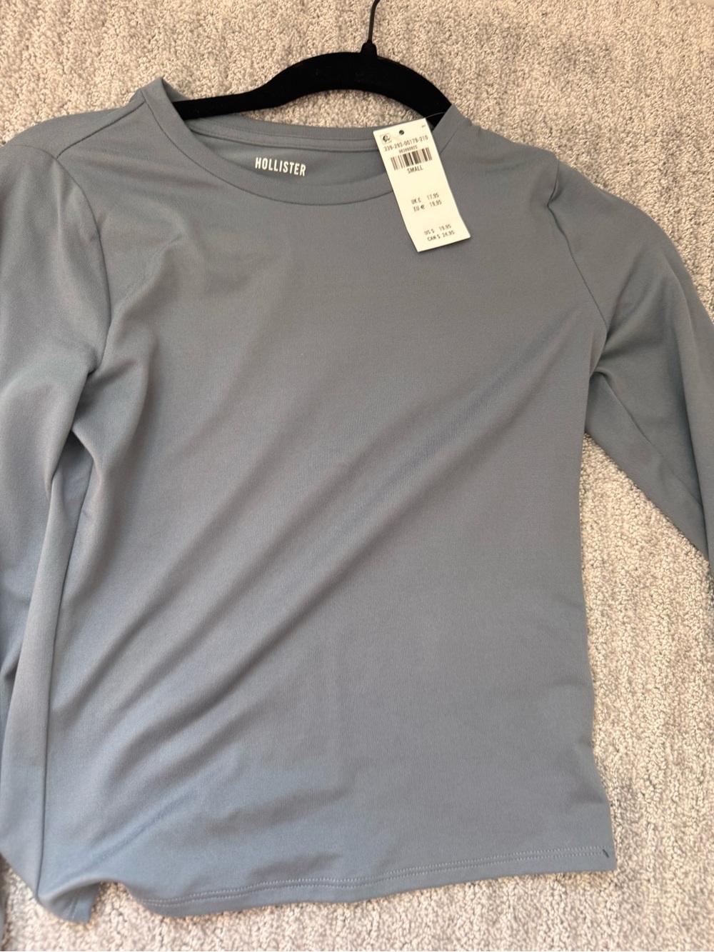 NWT Hollister Long Sleeve Dusty Blue